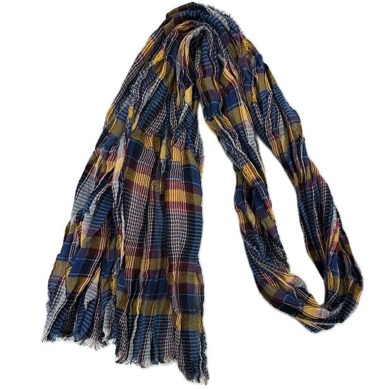 Rotfuchs Cotton Scarf Lightweight Women's Scarf Men's Scarf Crinkled Look