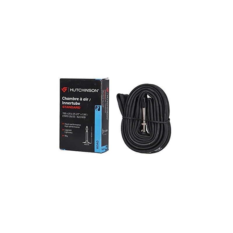 HUTCHINSON Road 28 Inner Tube Black 700 x 20-25