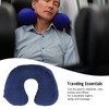U Shape Neck Pillow Inflatable Soft Comfortable Ergonomic Design Neck