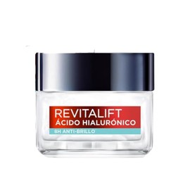 L'Oréal Paris Gel Crema Facial Rellenador Anti Brillo Revitalift Ácido Hialurónico, 50 ml