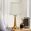 2Pcs Small Lamp Shades, Beige European Style Pleated Fabric Lampshade