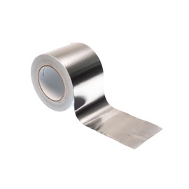 GTSE Aluminum Foil Tape, 4 inches x 55 Yards (164 ft) Wide Roll, Multi-Purpose Wide Silver Metal Tape, Ideal for HVAC, Sealing, Insulation, Patching Air Ducts, Metal Repair
