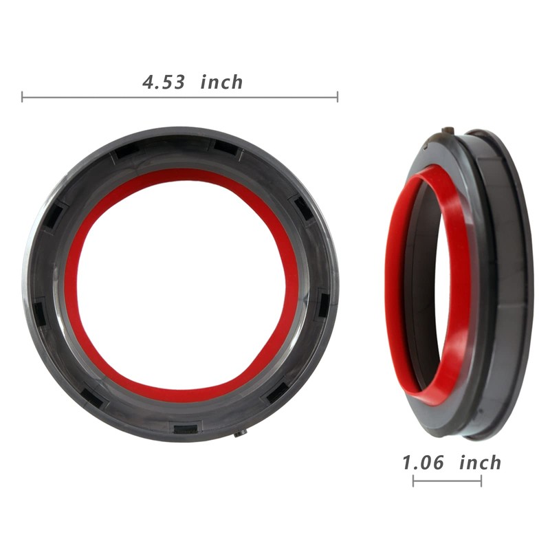 Dust Bin Bucket Top Fixed Sealing Ring Replacement for Dyson