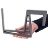 KADAX Plastic Balcony Box Holder, Flower Box Holder, No Drilling,