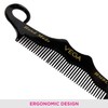 Vega Moustache Comb, black, 19 g