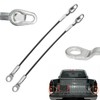 VOWAGH Pair of Tailgate Tail Gate Rear Support Cable Strap