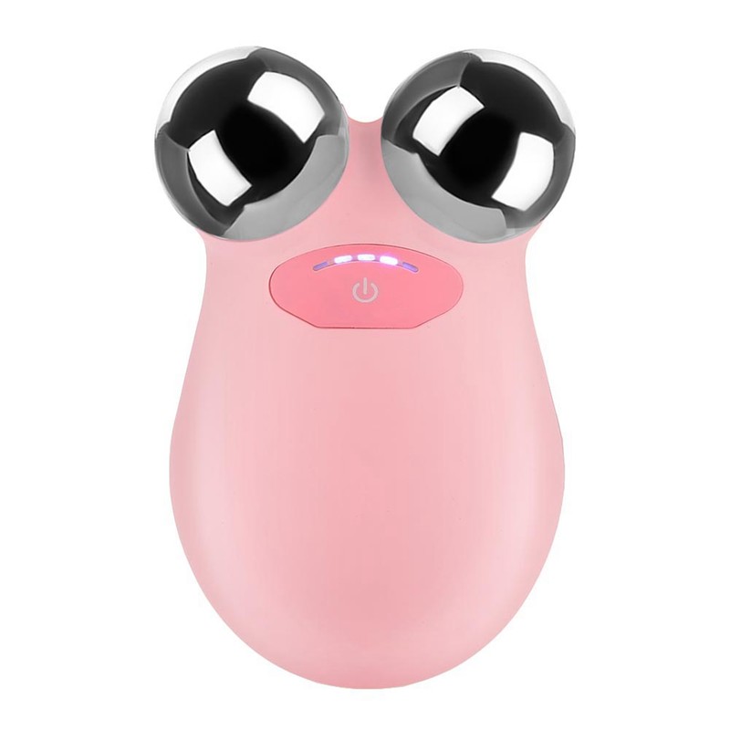 Electric Microcurrent Vibration Face Lift Massager Wrinkle Puffiness Removal Skin