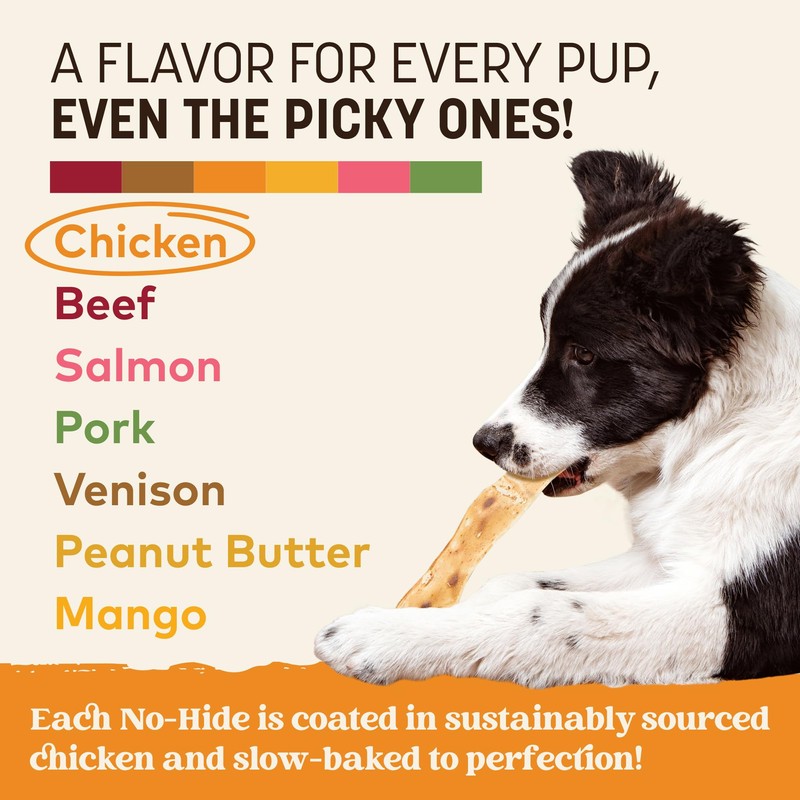 Earth Animal No Hide Strips - Natural Rawhide Free Dog