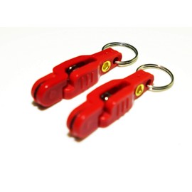 Bimini Lures Pro Snap Weights for trolling - Red Clip (Red - 2 Clips per Pack)