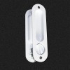 Ccjh White Oval Sliding Door Lock Sleek & Secure for