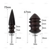 AUEAR, 2 Pack Leather Burnished Bits for Rotary Burnisher Tools