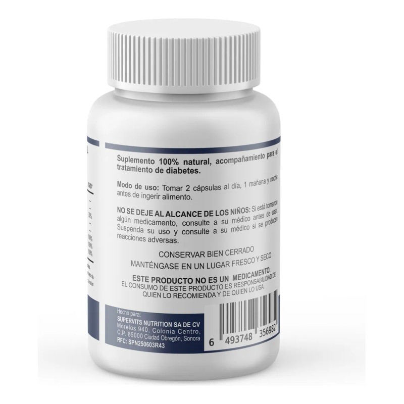 Supervits Diaten Gymnema Sylvestre 20 Capsulas 4pack Sfn Sin Sabor