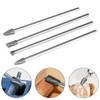 Bestgle 4 Pieces Carbide Bar Bits Tungsten Steel Grinding Head