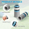 YELARXI Golf Iron Ferrules 4Pack Blue/Black/White/Gray for Golf Club