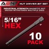 ABN Nut Driver Bit Set - 5/16in Hex Nut Driver