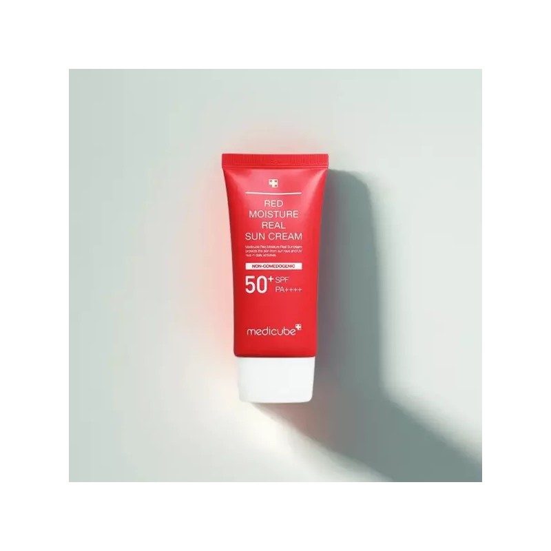 MEDICUBE 메디큐브 레드 모이스처 리얼 선크림 50ml MediCube Red Moisture