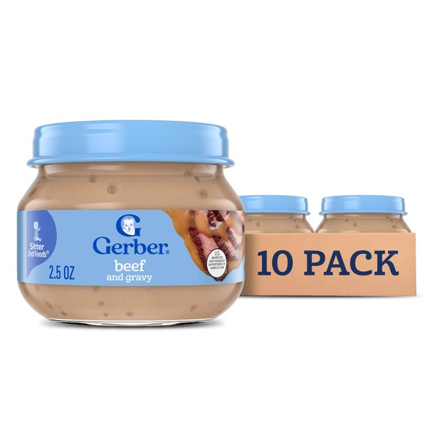Gerber Gerber Baby Foods 2nd Foods Meat, Beef & Gravy,