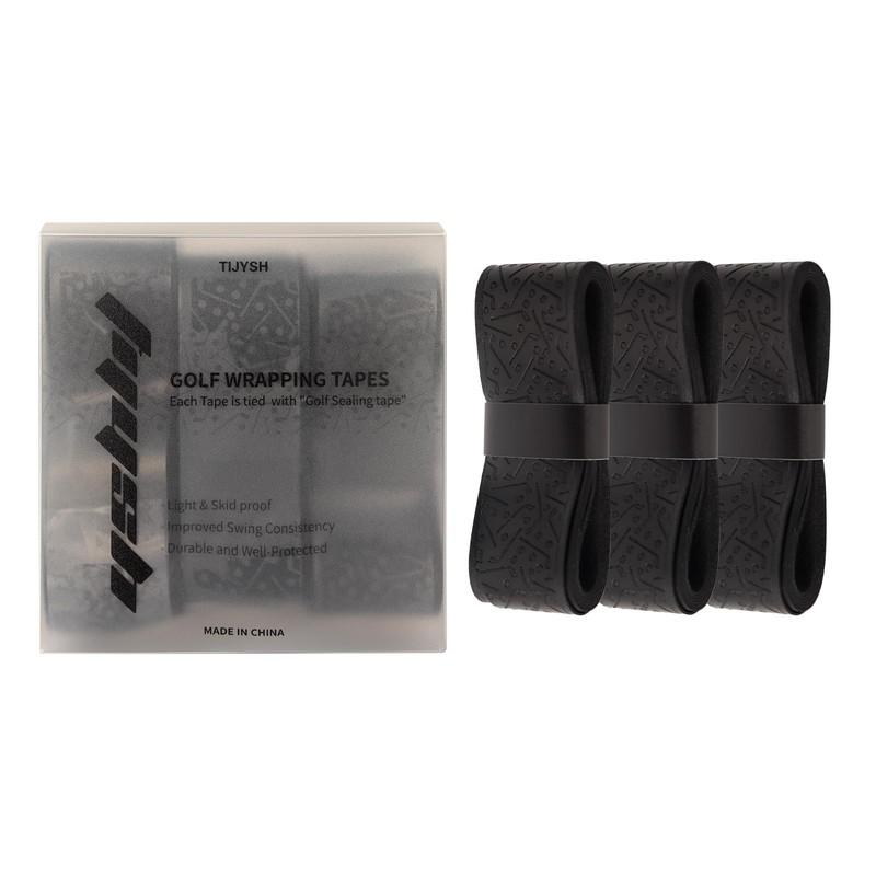 TIJYSH Golf Grip Wrapping Tapes (Dark blue-3PCS)