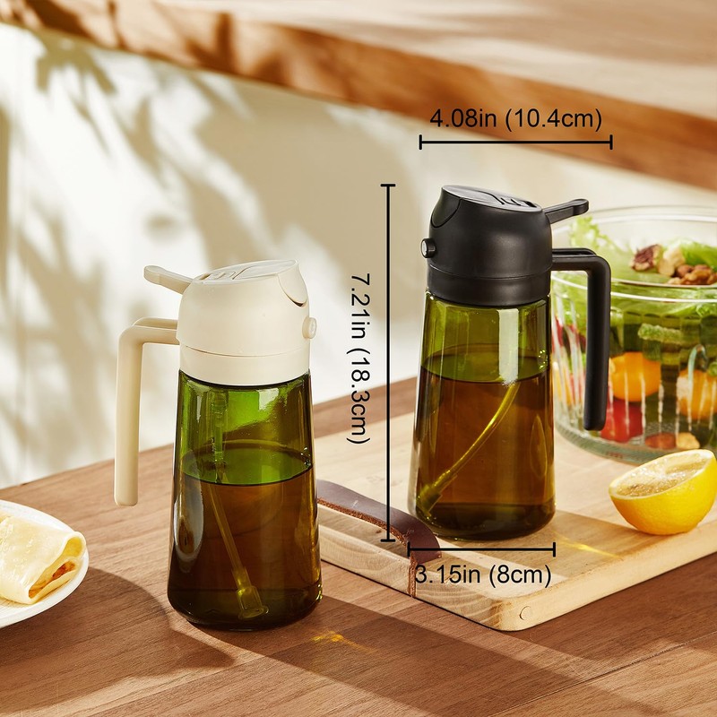 TrendPlain - 16oz Olive Oil Dispenser for Kitchen - 2