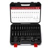 Mayouko 1/2" Drive Impact Deep Socket Set, SAE (3/8 to