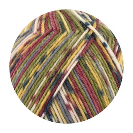 Opal Festival 6-Ply Sock Wool, 150 g/420 m, Needle Size 3-4, 75% Virgin Wool, 25% Polyamide, Beautiful Colours, Soft, Absorbent, Durable (11427 Schlammschlacht)