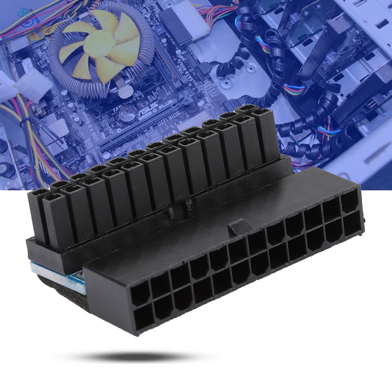 24Pin Female to 24Pin Male 90 Degree Right Angle ATX