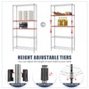 Furniture of America Upland 5 Tier Metal Shelving Units &