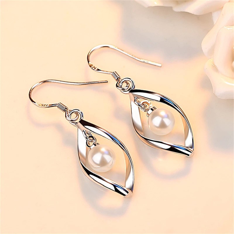 Silver Dangle Earrings for Women Hypoallergenic Cute Fashion Teardrop Drop