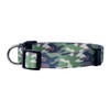 Native Pup Collar de perro camuflaje (mediano, verde)