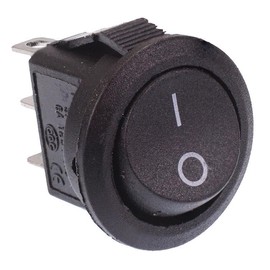 5 x Miniature On-On Round 15mm Rocker Switch SPDT