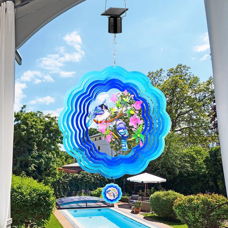 Solar Powered Wind Spinner Motor, Small Mobile Rotating Motor, OMCCHK