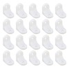 Ctyjia Pack of 20 Plastic Corner Braces, L-shaped Bracket with