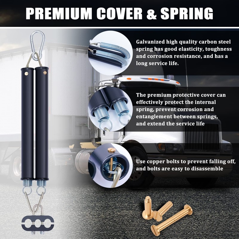 Cheemuii 20" Double Tender Spring Kit Heavy Duty ABS Air
