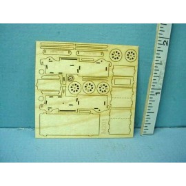 VA-Holzkunst Miniature Truck Kit #M201 - 1/144th Scale VA Holzkunst Germany