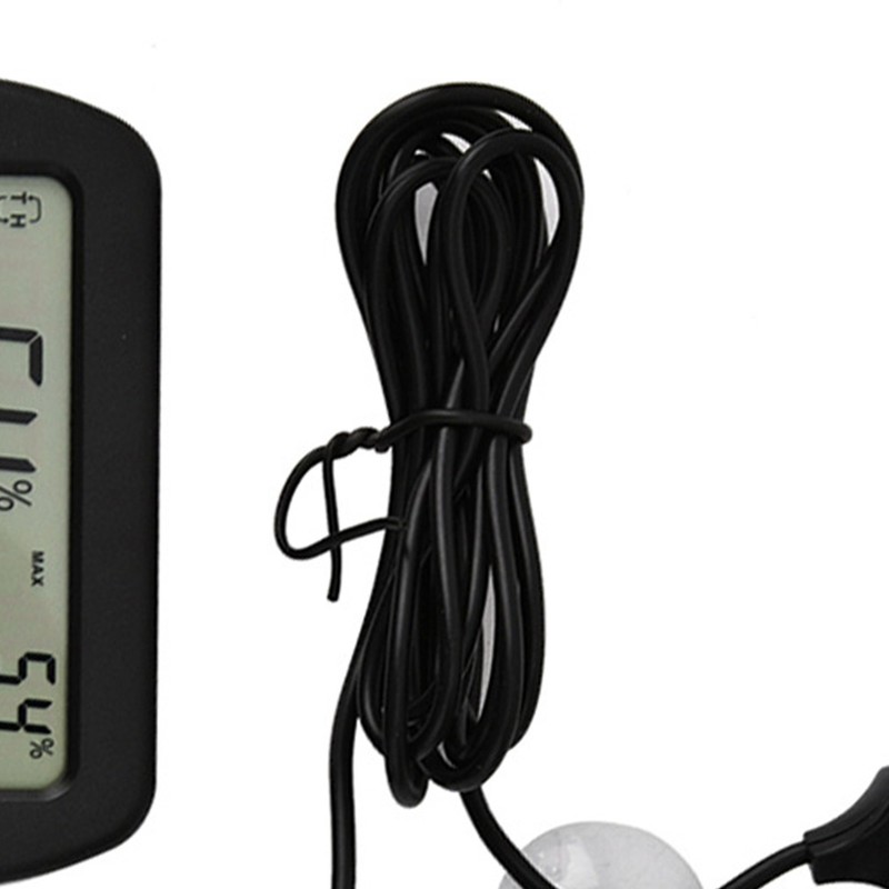 LCD Display Egg Incubator Reptile Tank Digital Thermometer Hygrometer