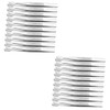 COHEALI Sets Comfy Grip Eyelash Tweezers for Stamp Collecting Multi-Purpose
