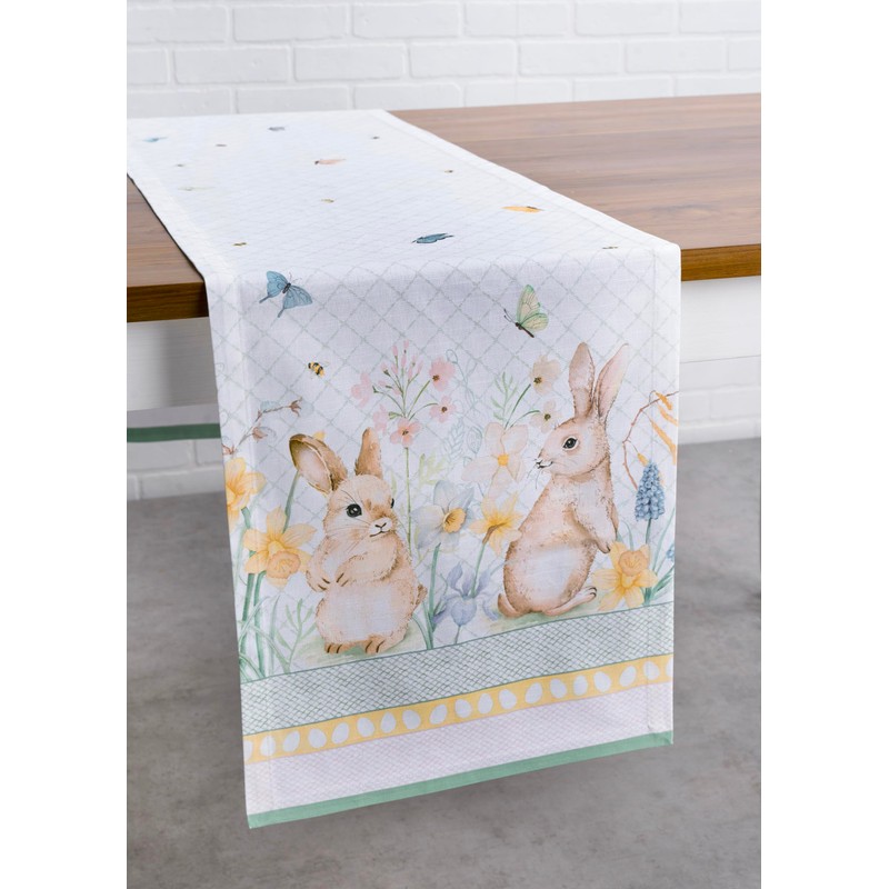 Maison d' Hermine Tablerunner 100% Cotton Table Runner Decorative Washable