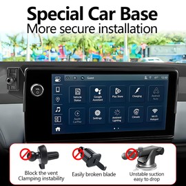 LUNQIN Car Phone Holder Mount for Honda Prologue 2024 2025 2026 Auto Accessories Navigation Screen Bracket Interior Decoration Mobile Cell Phone Mount