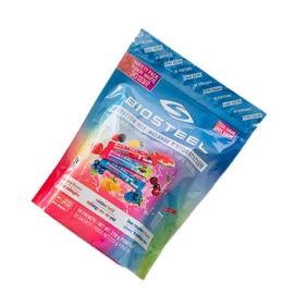 BIOSTEEL Zero Sugar Sports Hydration Mix Variety - Berry, Rainbow Twist & Blue Raspberry Flavours, 30 Packets