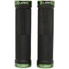 Clarks Vice Lock-On Handlebar Grip Black with Green Anodised End