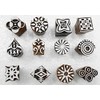 Crafts of India Wholesale Pack of 12 Wooden Block Printing