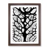 A Monochrome Tree No.4 Framed Print for Living Room Bedroom