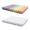 Leddy Set of 24 White and Coloured Chalks Blackboard Chalks
