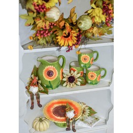 IHR Ideal Home Range - Servilletas desechables de papel de 3 capas, 16,5 x 16,5 cm, girasol Medley, 20 unidades