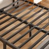 VECELO Metal Platform Queen Bed Frame with Wooden Headboard &