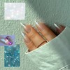Transparent extension glitter handmade nail tips - 4. Transparent almond