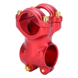 Mountain Bicycle Stem Aluminum Alloy ±7° 31.8mm Cycling Short Handlebar Stem for Most BikeRed
