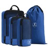 CARDONS Premium Compression Packing Cubes Travel Suitcase Organisers Laundry Bag