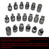 JEUCLEL 20PCS 3/8" Drive Oil Drain Sump Plug Key Set,