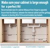 Liuoud Under Sink Organizer 2 Pack, 2 Tier Slide Out